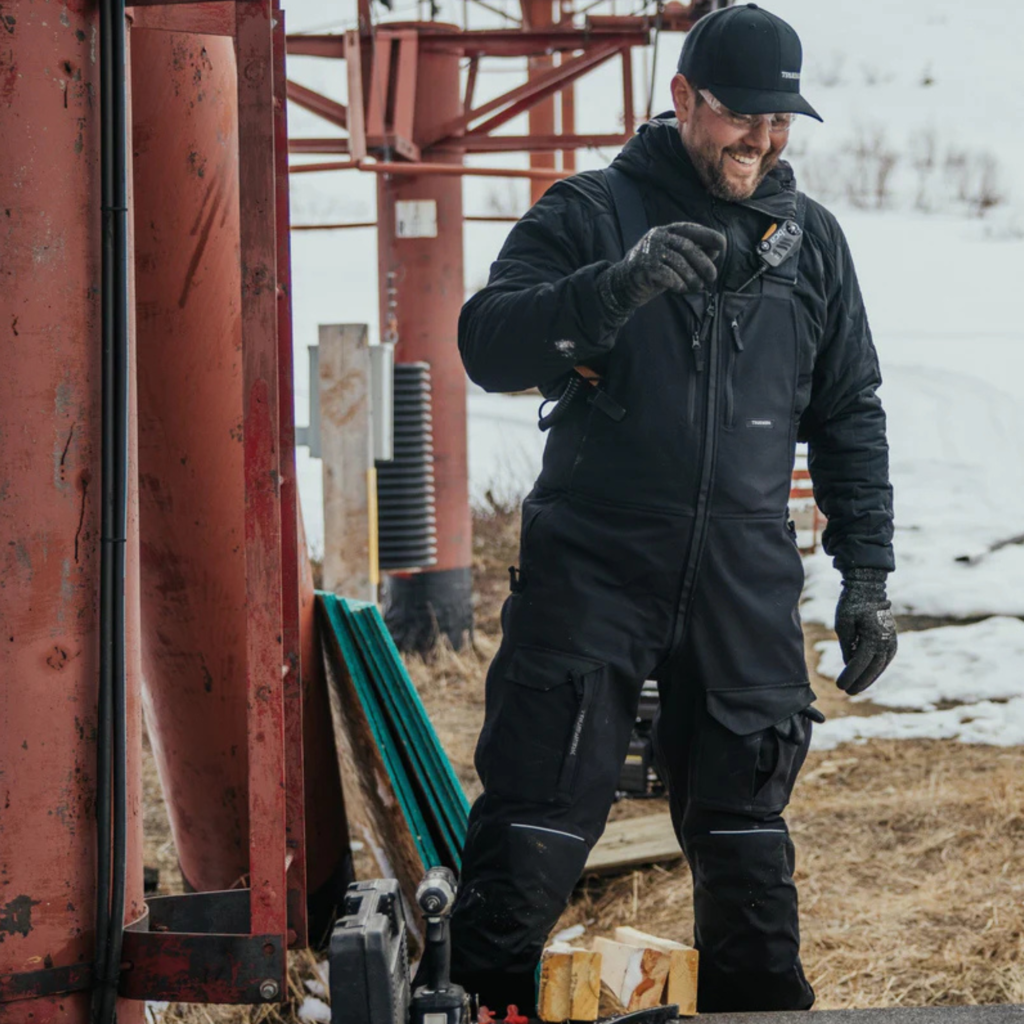 Truewek T3 Black WerkBib from Columbia Safety